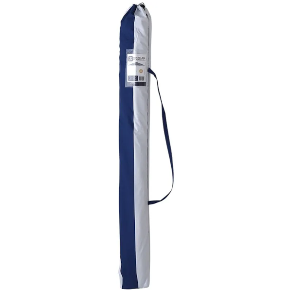 Guarda-Sol Milagres 2,60m Listrado Azul Marinho Branco Bel-a0668371-e6bc-42c3-b9ad-b53865e19759