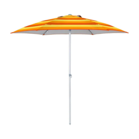 Guarda-Sol Milagres Alumínio Laranja 2,40m 12765 BELFIX