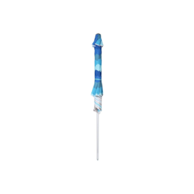 Guarda-Sol Milagres Premium em Alumínio 2,40M Degrade Azul 12728 BELFIX