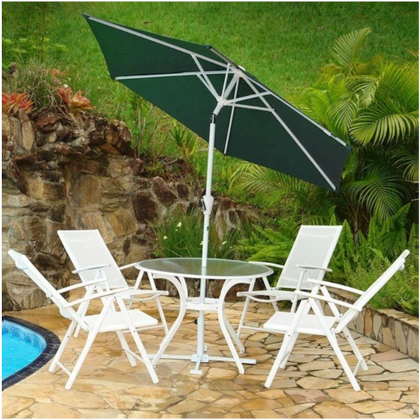 Guarda-Sol Ombrellone Milano Central Verde 270cm 622120 NTK-d60e86e0-8d35-4daf-b49c-ac48b17c3e7d