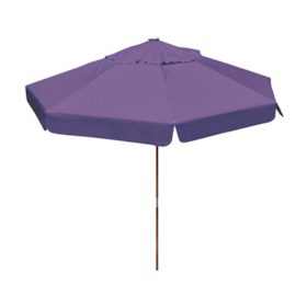 Guarda sol Ombrelone de Madeira Roxo 2.40m OMB0468 Botafogo