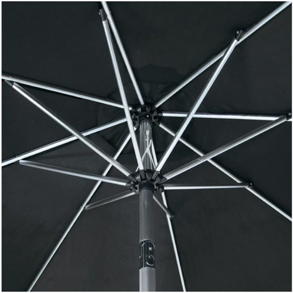 Guarda-Sol Ombrollone Paloma Central 270cm Preto 622220 NTK-080d075b-1ab9-4b48-9619-df092086aebd