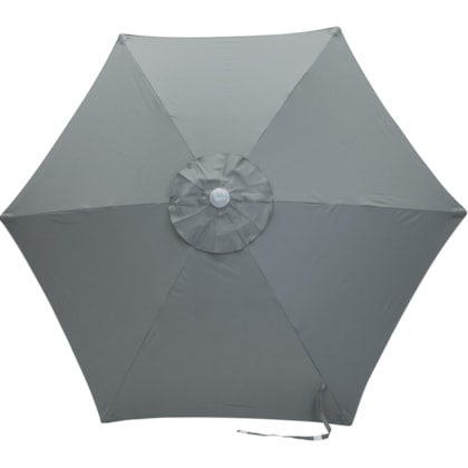 Guarda-Sol Valencia 2,40m Cinza 360439 Kala-fe80a9b9-b351-4226-9b24-a8b9df241c03