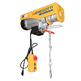 Guincho de Coluna Prime V2 500/1000Kg 127V 12/6MTS 40231011 Menegotti