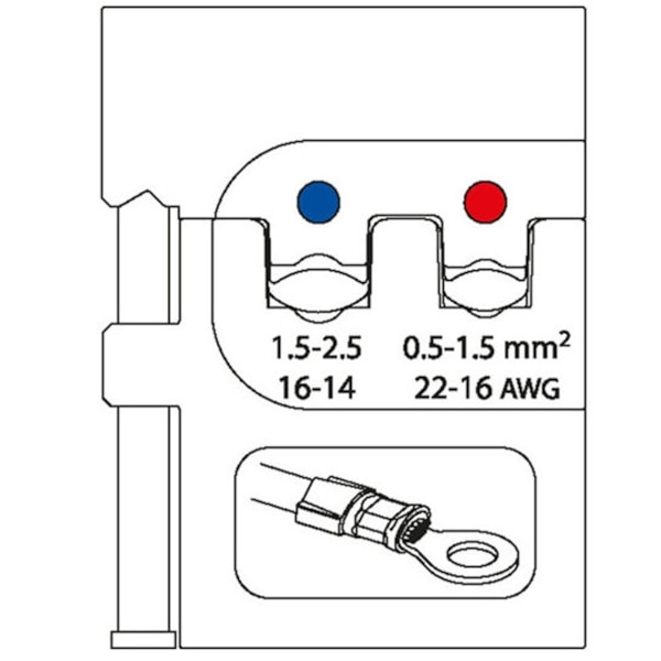 Inserto Modular Para Terminal Isolado 8140/02 050851 Gedore-0d204f37-0be5-475f-a09f-9df3217b5733