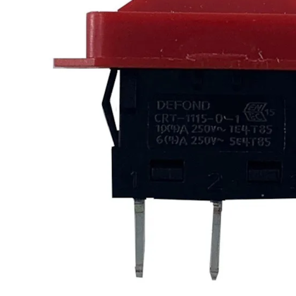 Interruptor 127V/ 220V Para Lixadeira Bosch 1607200190-dc897c9a-dc9e-4034-a8e6-959faf269efa
