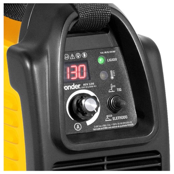 Inversora de Solda 130A 3,25MM RIV136 Com Display Digital Vonder-87629ae6-3b4a-459b-9a1d-a5a55bd66ae1