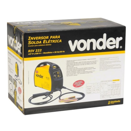 Inversora de Solda 220A 4MM Com Display Digital RIV222 Vonder-bdf40125-3f3c-43ab-ac7c-f90dfc423078
