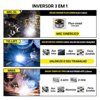 Inversora de Solda 3 em 1 Trisolda 140a 220v + Máscara de Solda MAK Auto CIMETS-6140-220V Supertork-b7f4a231-4e3c-462c-80d0-d633cf3c57af