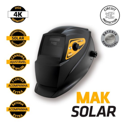 Inversora de Solda 3 em 1 Trisolda 140a 220v + Máscara de Solda MAK Auto CIMETS-6140-220V Supertork-42199206-fbca-46d7-b7fe-4a8ba1eef29f