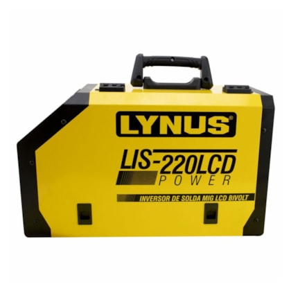 Inversora de Solda MIG/MAG Bivolt Sinerg. LIS-220LCD 13300.3 Lynus-390f24fe-62c0-4553-9926-012cc111a5c6