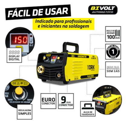 Inversora de Solda MIG sem Gás Euro-Conector Pro 150A 60hz Bivolt IM-6150/1K-BV Supertork-383c45c2-bd64-44c8-b6f8-1dc510dd1031