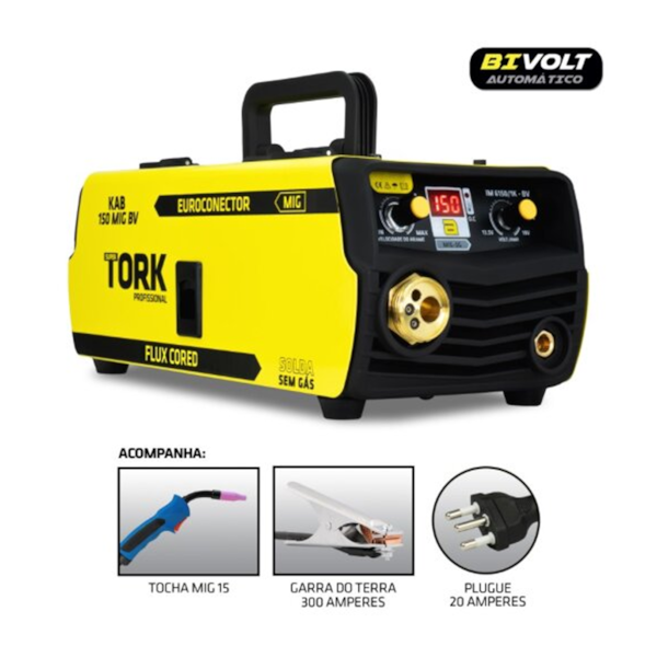 Inversora de Solda MIG sem Gás Euro-Conector Pro 150A 60hz Bivolt IM-6150/1K-BV Supertork-92cb18e7-18e8-48dc-9f33-f682b5206c6f
