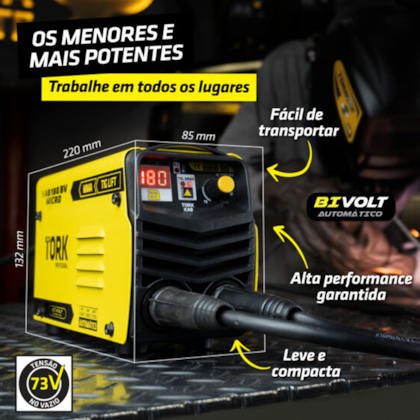 Inversora de Solda MMA/TIG Micro 180A Bivolt IE-7180-BV Supertork-31a24fae-2e62-48d8-b185-d921ad1fbfd9
