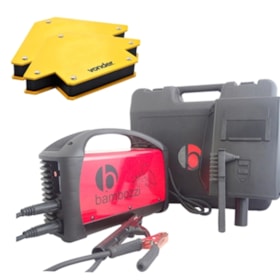 Inversora de Solda WMI 161ED Bivolt Bambozzi e 2 Esquadros Magnéticos
