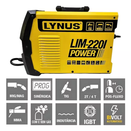 Inversora MIG 200A power Bivolt LIM-220i 3559.0 LYNUS-d52b2a60-6506-4e82-87a1-ff407c454f87