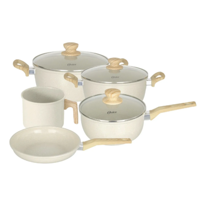 Jogo 5 Panelas Cream c/ Leiteira Cerâmica 142486.08 Oster-c3671097-f3b7-4470-9b76-685e3ce74b06