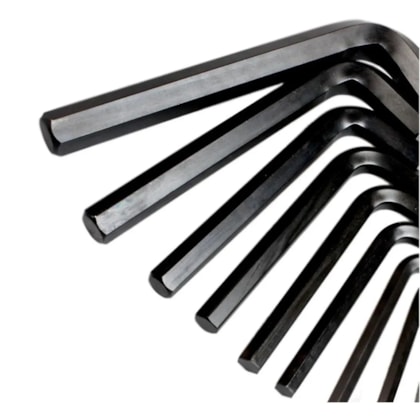 Jogo Chave Allen Curta 5/32 a 7/8