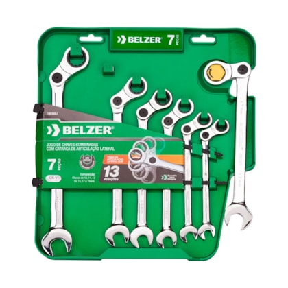 Jogo Chave Combinada 10MM a 19MM Catraca 14636BJ Belzer-e75fe0b2-f049-47de-be94-2ab5e220df85