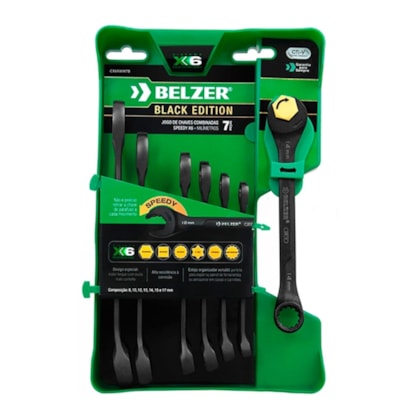 Jogo Chave Combinada 8MM a 17MM Speedy x6 7 Pçs CX6RWM7B Belzer-dafa598a-6eb9-4201-866f-2c676b3730bb
