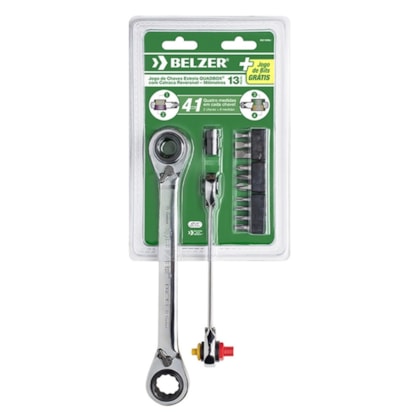 Jogo Chave Estrela Catraca Reversível 13 pçs Quadbox 85210DBJ Belzer-07ada368-888c-4935-9822-c3ec06b2bbf5