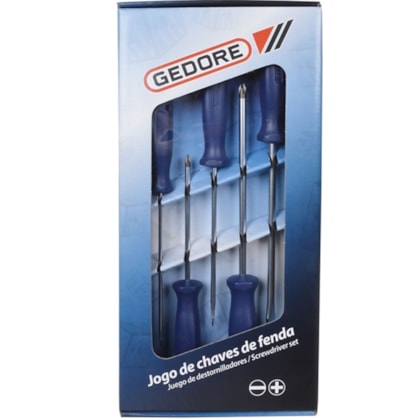 Jogo Chave Fenda / Phillips 5 Pçs 150s/160s Gedore-987fa50d-5de9-4ed8-ba94-9dd3982c9e7e