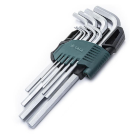 Jogo Chave Hexagonal Longa 1,5 a 10mm 9 Pçs ST09107ASJ Sata