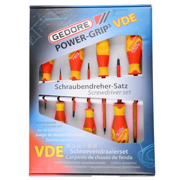 Jogo Chaves de Fenda e Phillips VDE Isoladas 1000v Gedore-f260ba04-ffd6-4715-9969-261c6baef141