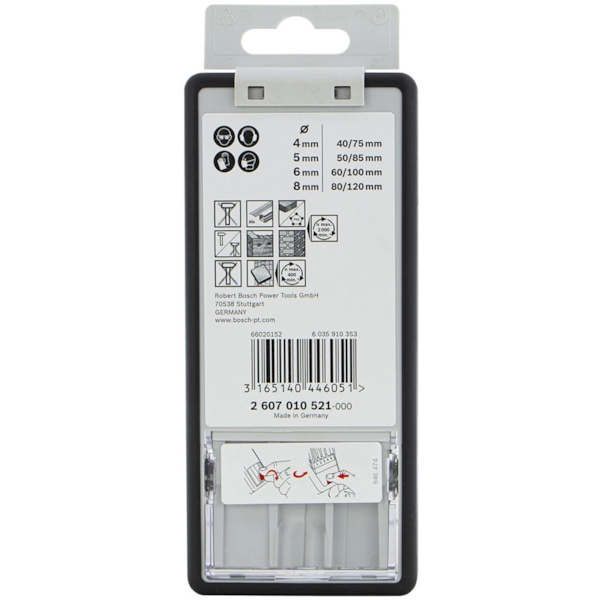 Jogo de 4 Brocas Robust Line Multiconstruction CYL-9 2607010521 Bosch-6a45768d-681d-4f71-8dc5-5dcddd5fa880