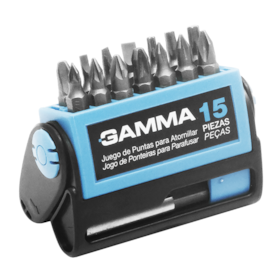 Jogo de Bits com 15 Peças Gamma