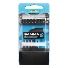 Jogo de Bits com 40 Peças e Chave Catraca Gamma