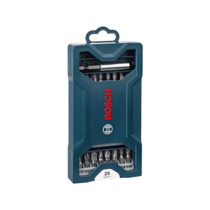 Jogo de Bits e Pontas Para Parafusadeiras 25 peças Mini X-Line Bosch-7fe10c8b-9b55-443d-9d08-768b5717b584