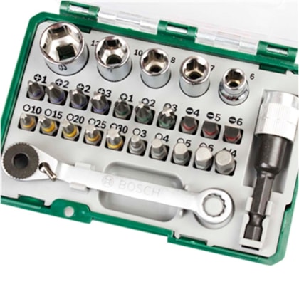 Jogo de Bits e Soquetes com 27 Peças Bosch-e15e5404-bdb2-4ac1-9ced-2cea013ceaba