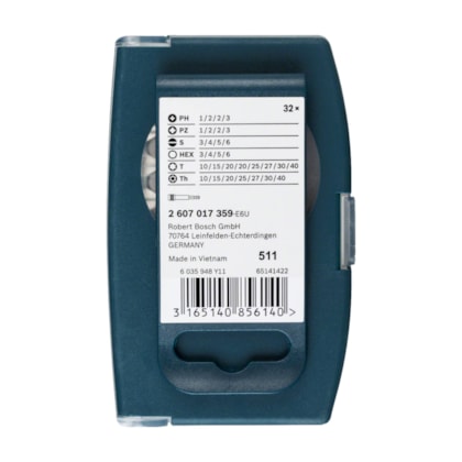 Jogo de Bits Para Parafusar 32 peças 2607017359 Bosch-a62b2cda-0cc1-41e8-8699-036bfa59f210