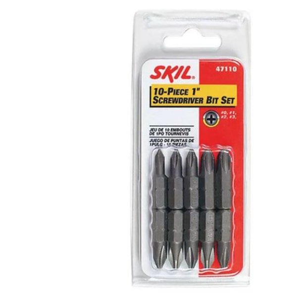 Jogo de Bits Phillips para Parafusadeira com 10 Peças 1