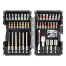 Jogo de Bits Pontas e Soquetes Com 43 Peças 2607017164 Bosch