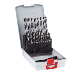 Jogo de Broca 1-10mm HSS Pointteq 19pçs 2608577351 Bosch