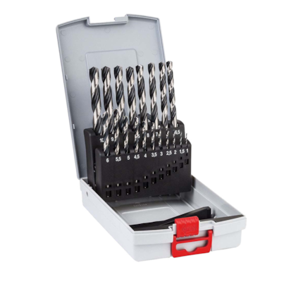 Jogo de Broca 1-10mm HSS Pointteq 19pçs 2608577351 Bosch