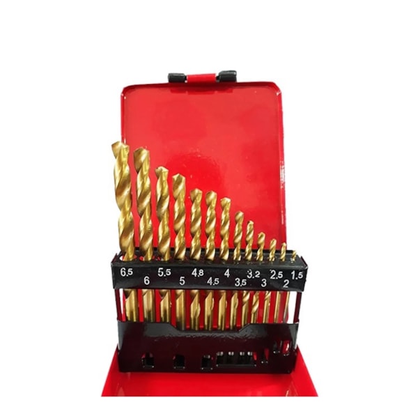Jogo de Broca 1,50 A 6,50MM Em Aço Rápido Com 13 Peças MTX-a61c6412-5a3c-4ef9-aa68-a7f8046c1299