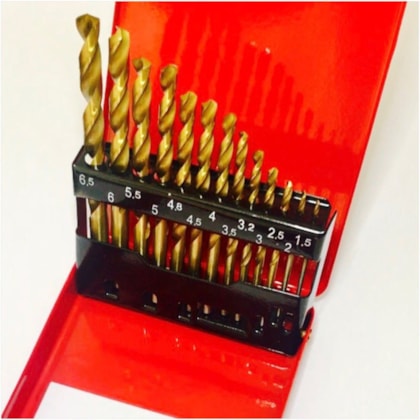 Jogo de Broca 1,50 A 6,50MM Em Aço Rápido Com 13 Peças MTX-a4636c63-7a81-45de-827d-9cc830b2d9dc