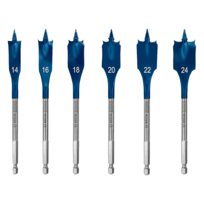 Jogo de Broca Chata Expert Self Cut 14mm a 24mm em Aço Com 6 Peças 2608900332 Bosch-78236441-3086-446e-af4b-8ddfb4620ca9