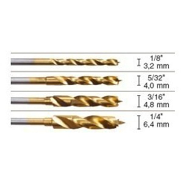 Jogo de Brocas de Titânium com 4 Unid. 631 Dremel-b585cff2-72ae-4d28-8e4b-b77c666e6dda