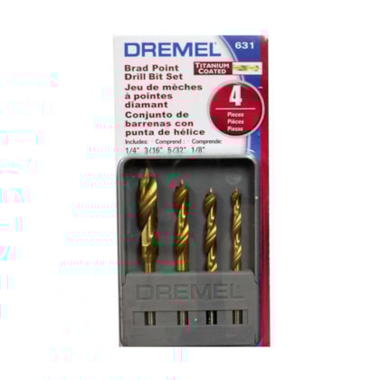 Jogo de Brocas de Titânium com 4 Unid. 631 Dremel-1e58664b-d40b-46f5-9031-442b08cb1ae7
