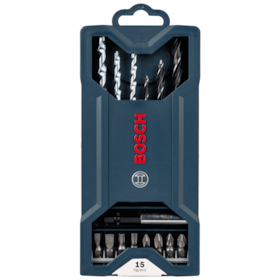 Jogo de Brocas e bits 15 peças X-LINE 2607017408 Bosch