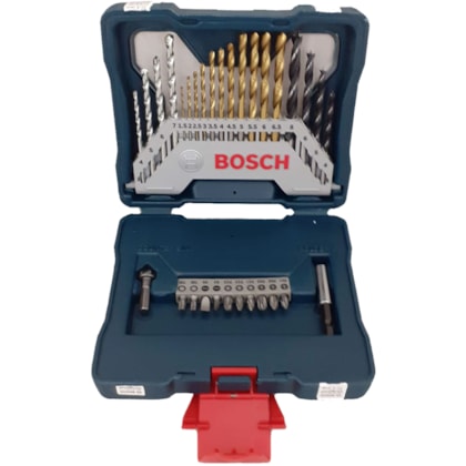 Jogo De Brocas E Pontas Bits Com 30 Peças X-line Titânio Bosch-246a884e-c154-4222-b912-495962a560ab