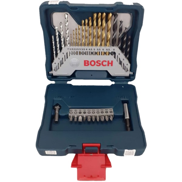 Jogo De Brocas E Pontas Bits Com 30 Peças X-line Titânio Bosch-b1f5bc64-ae68-445d-a054-7d105c0b106d