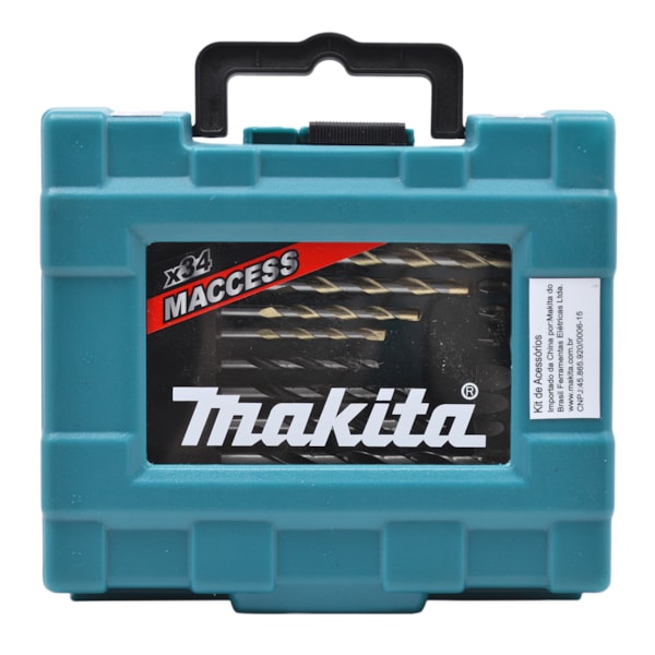 Jogo de Brocas e Pontas Bits Com 34 Peças D-36980 Makita-09cb87f2-7b57-4747-8f43-0a580c6a6086