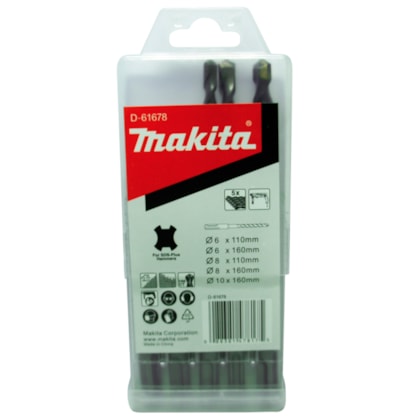 Jogo de Brocas SDS Plus 5 Peças D-61678 Makita-614a07c0-b0e1-47cb-8389-07f7e44669bd