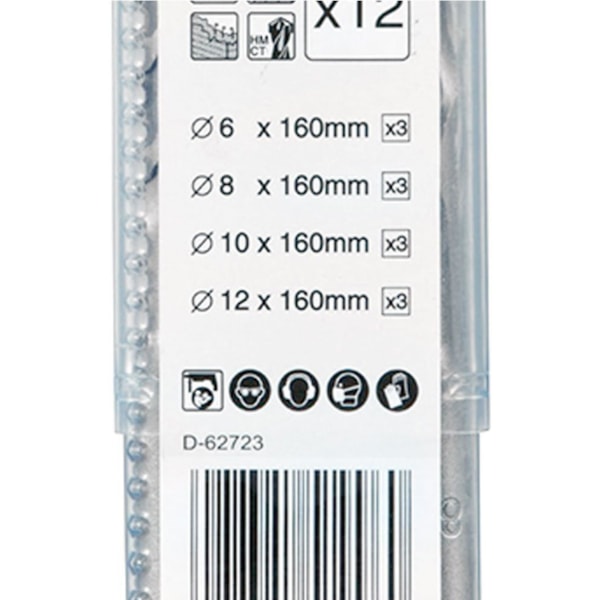 Jogo de Brocas SDS Plus 6 a 12MM 12 Peças D-62723 Makita-29c24ff9-0270-47a3-a6b7-b99dd5a768d6