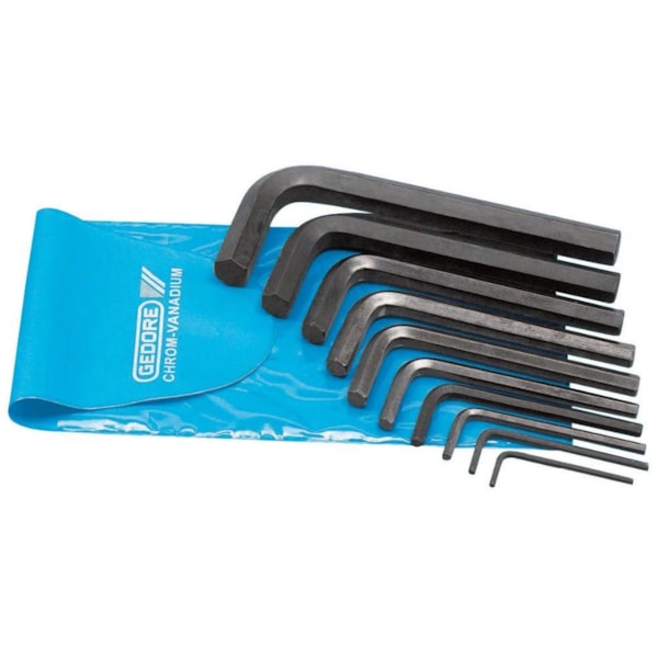 Jogo de Chave Allen Curta de 2 a 10mm com 10 Peças Gedore-ca8210d5-3012-403f-b913-78e4b354a93c